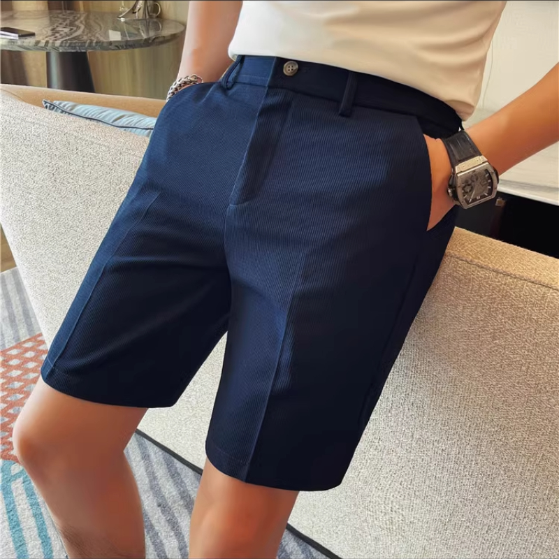 Men's Elastic Waist Summer Sho - Shorts Chino Slim reseña y precio