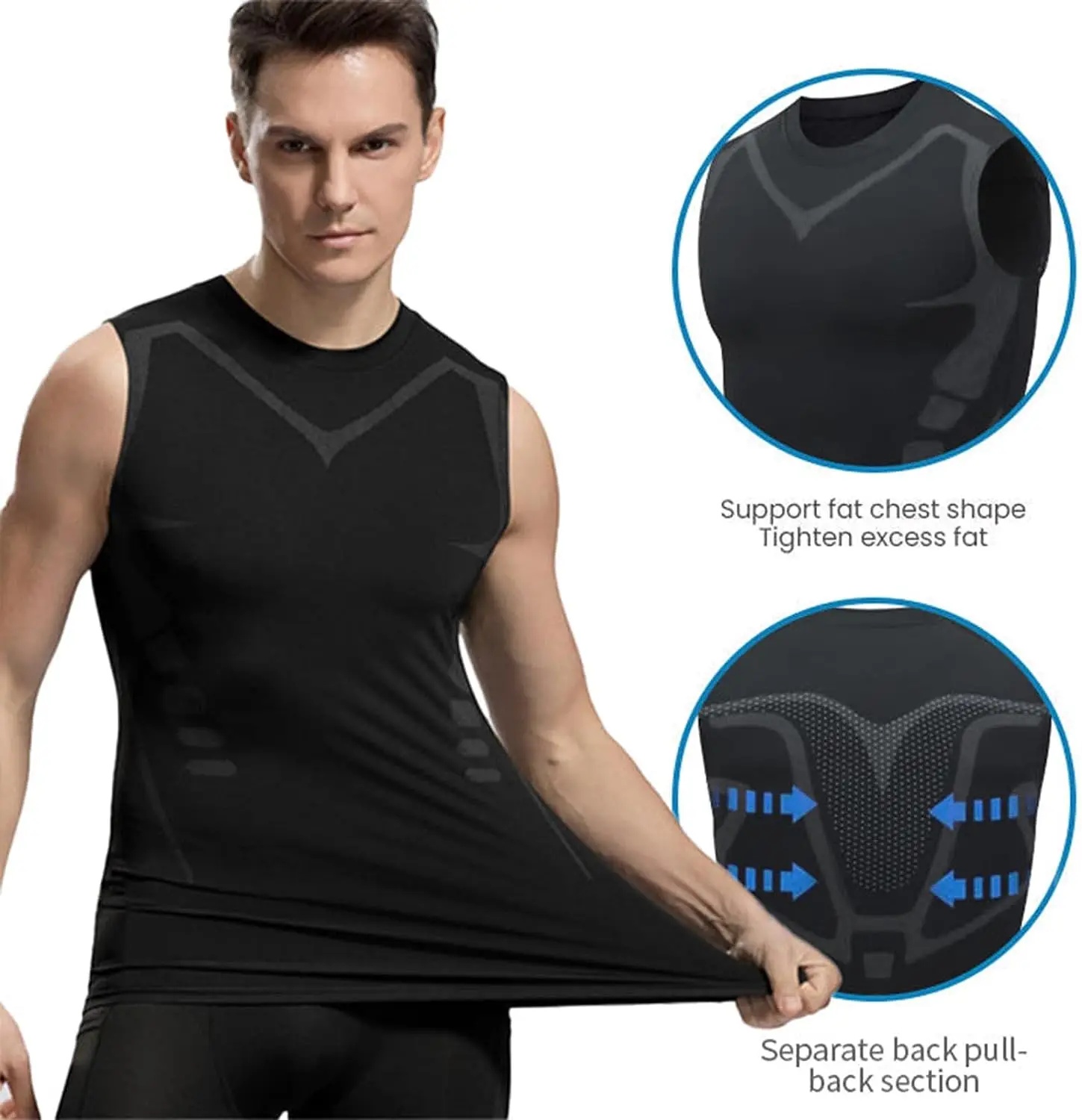 Compression Tank Top Men Gym S - Tank Top Muscle reseña y precio