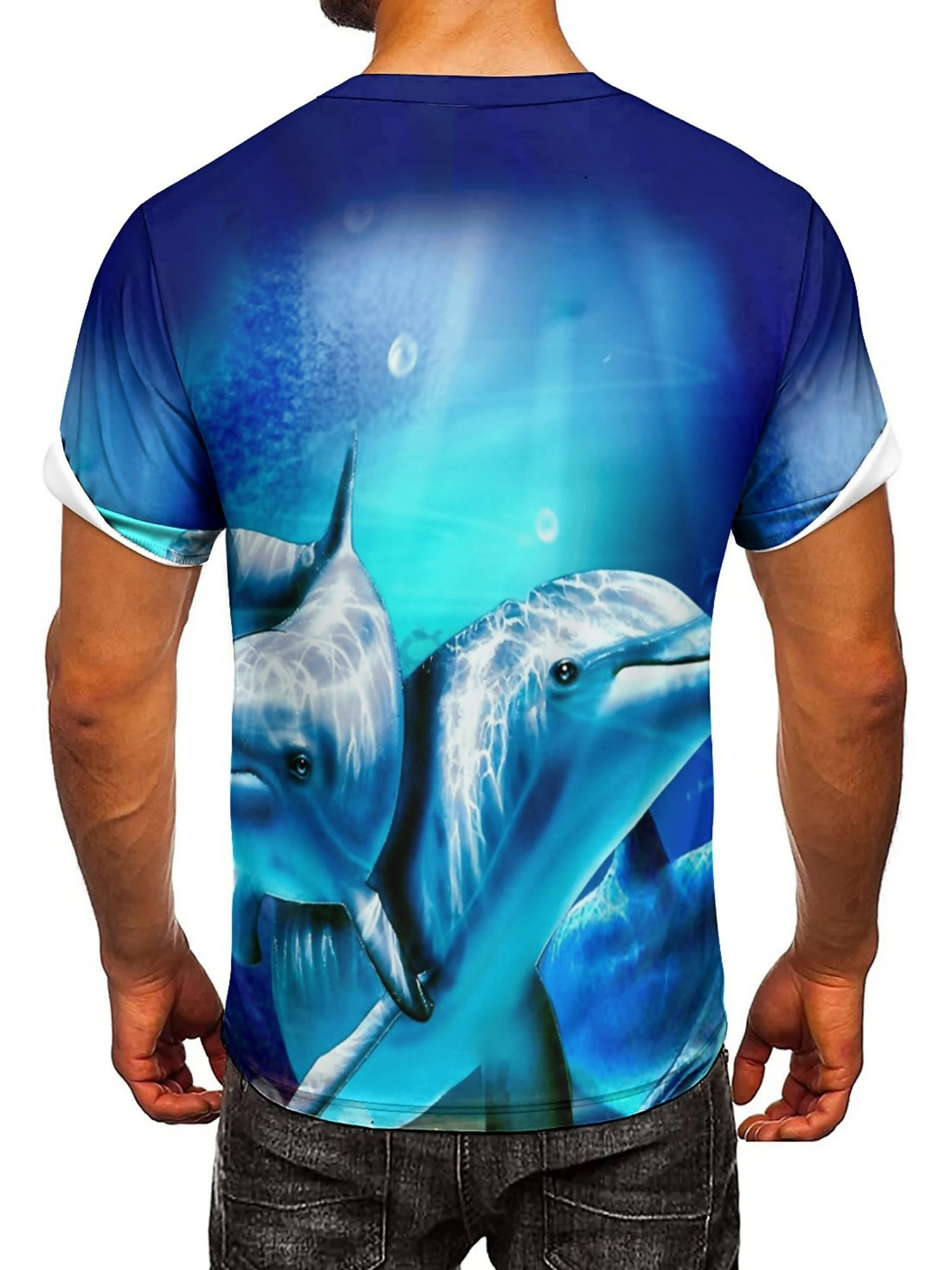 Men'S Ocean Animal Dolphin Pri - Tee Graphic Print reseña y precio