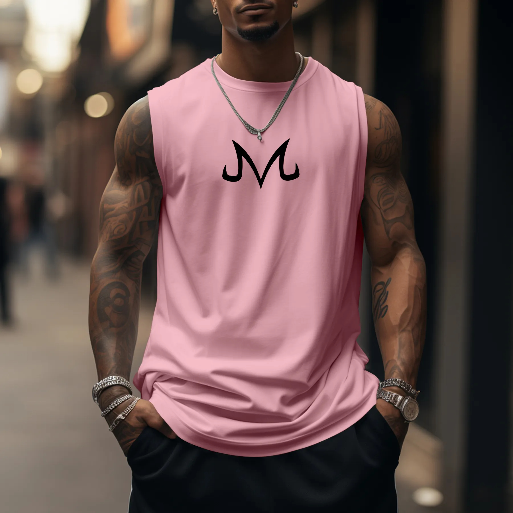 Majin Buu Dragon Ball Anime Pr - Tank Top Muscle reseña y precio
