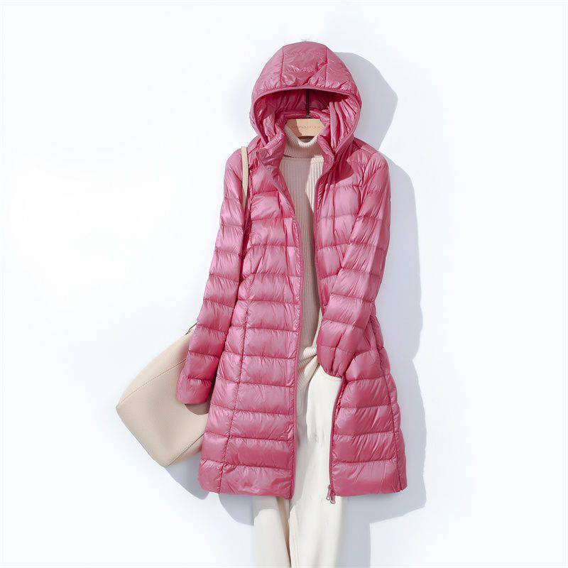 Women Long Puffer Jackets 2024 - Packable Hat Nylon reseña y precio
