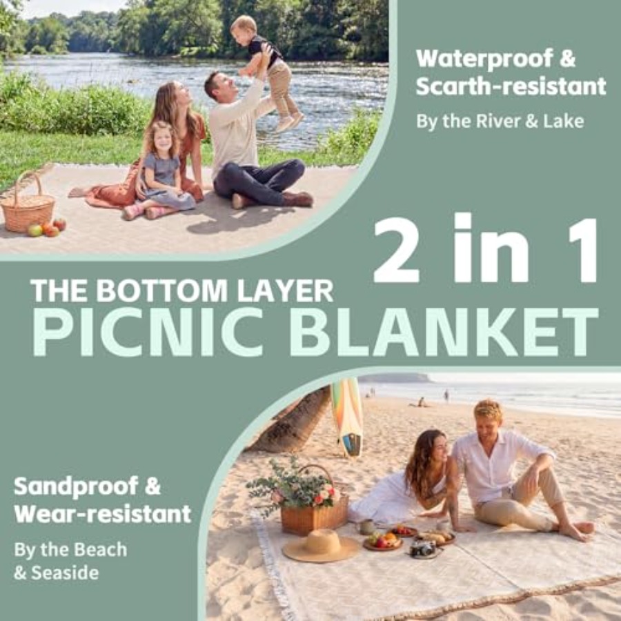 2 in 1 Extra Large Boho Beach  - Beach Towel Large reseña y precio