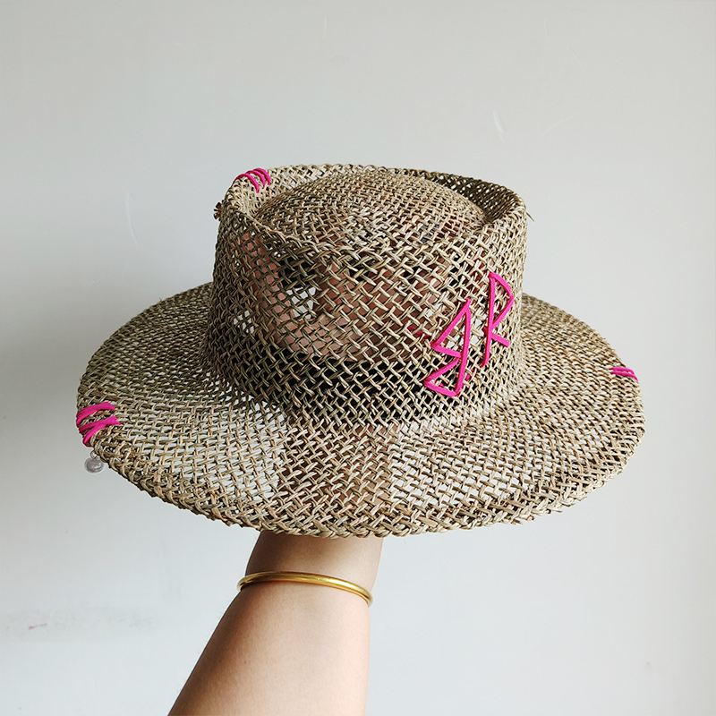 Designer French Elegant Women' - Bucket Hat Straw reseña y precio
