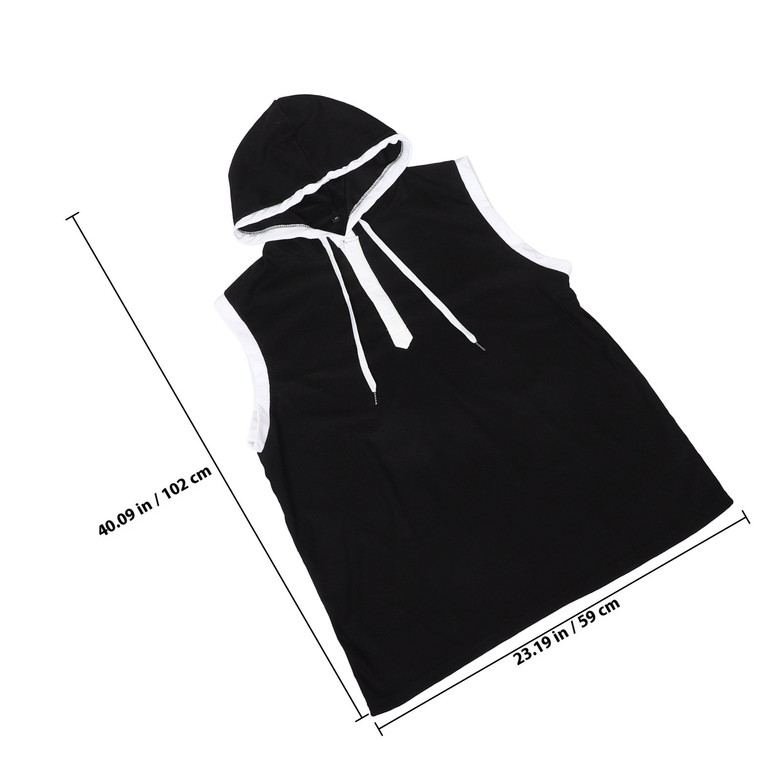 Men Sleeveless Hooded Shirt Mu - Tank Top Muscle reseña y precio