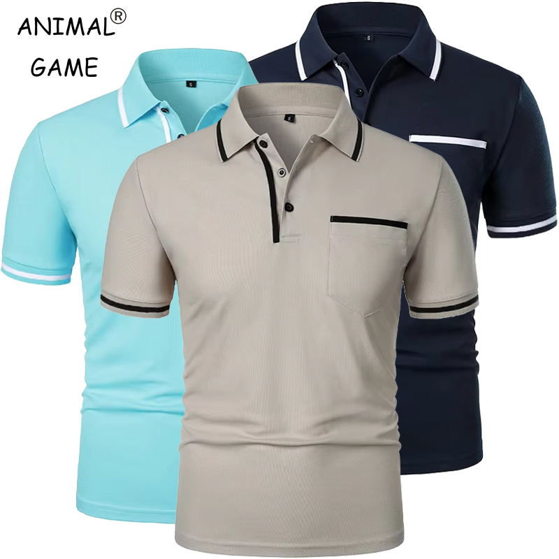 Summer Men's Short Sleeve Brea - Polo Shirt Pique reseña y precio