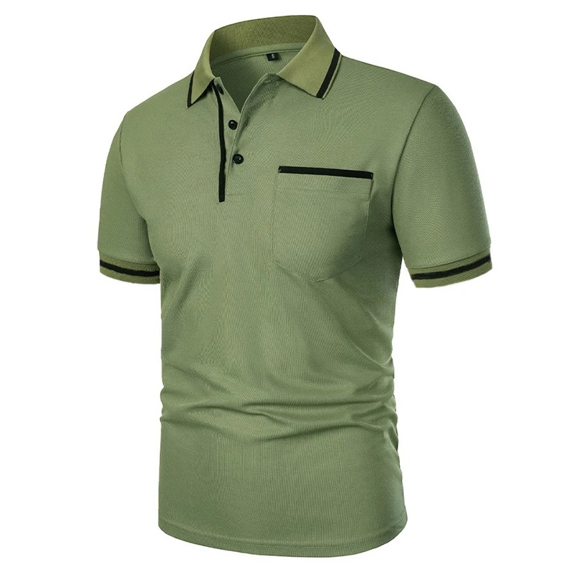 Summer Men's Short Sleeve Brea - Polo Shirt Pique reseña y precio