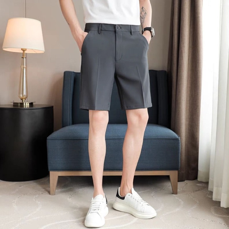 Men's Slim Fit Suit Shorts Sum - Shorts Chino Slim reseña y precio