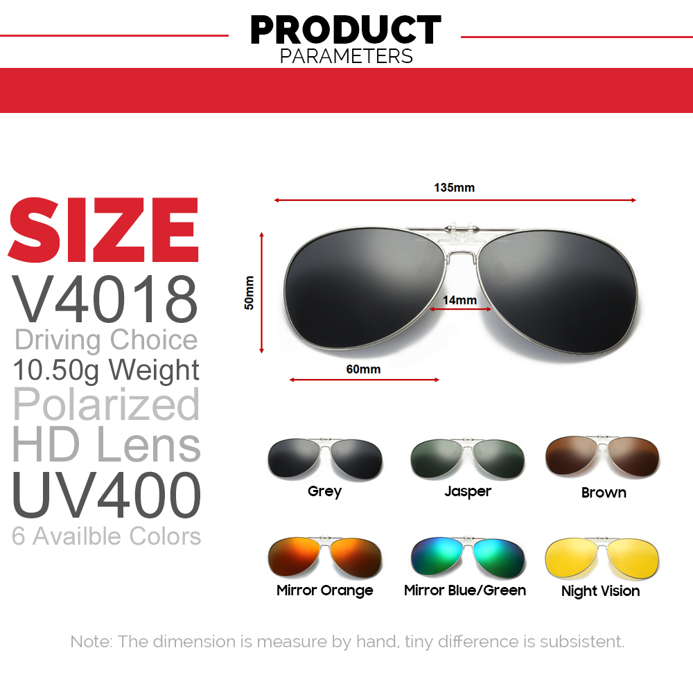Oversized Pilot Clip on Sungla - Sunglasses Aviator Polarized reseña y precio