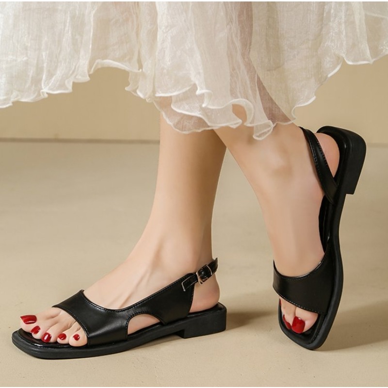 2026 summer retro women's sand - Casual Sandal Leather reseña y precio