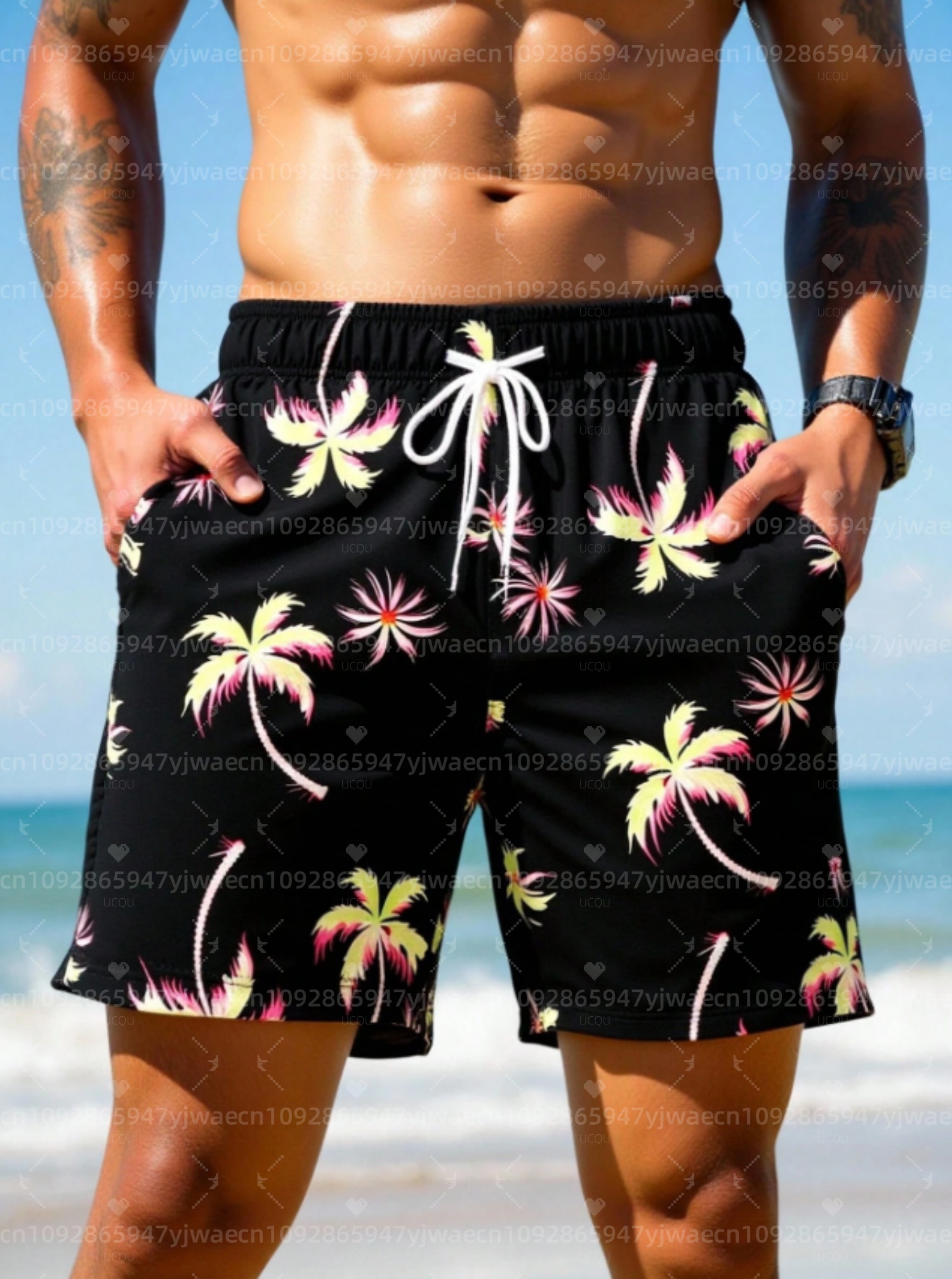 Summer Men Board Surf Shorts H - Trunks Board Surf reseña y precio