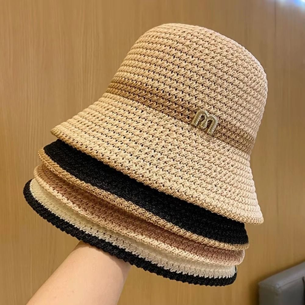 Fashion Elegant Bow Fisherman  - Bucket Hat Straw reseña y precio