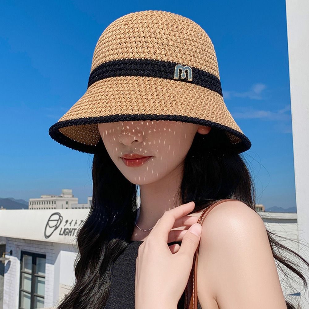 Fashion Elegant Bow Fisherman  - Bucket Hat Straw reseña y precio
