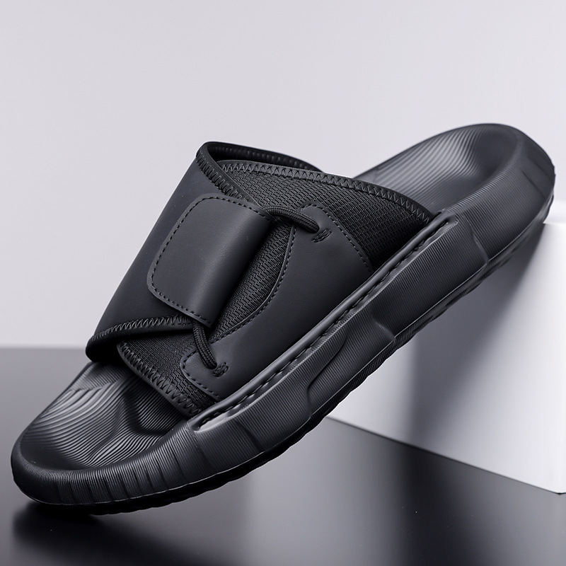 2026 Summer New Slippers for M - Flip Flop Leather Men reseña y precio