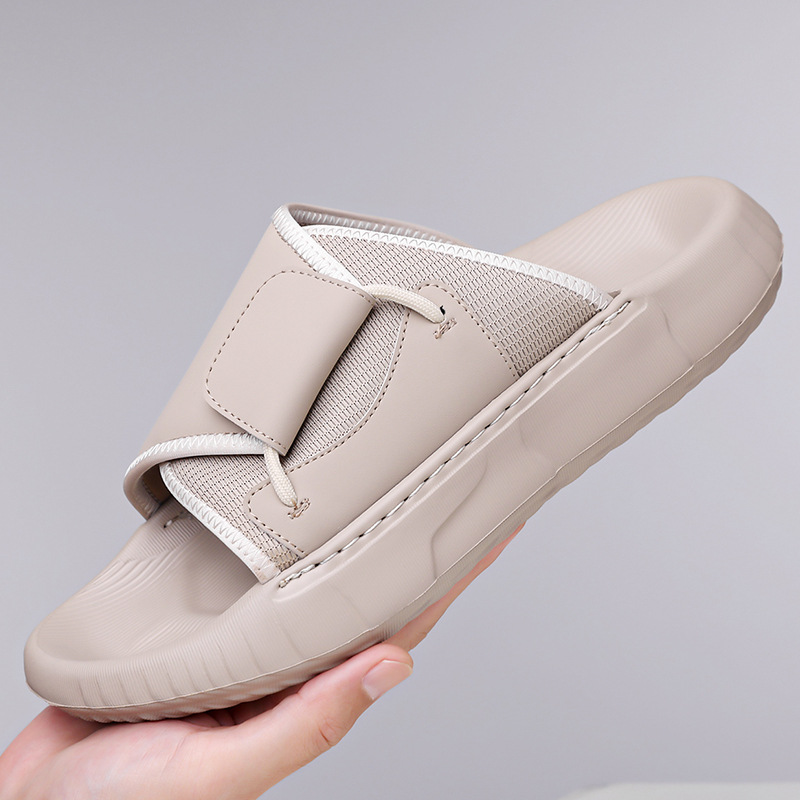 2026 Summer New Slippers for M - Flip Flop Leather Men reseña y precio