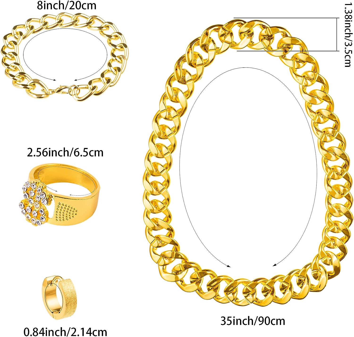 PESENAR 80s 90sHip Hop Costume - Sunglass Retainer Cord reseña y precio