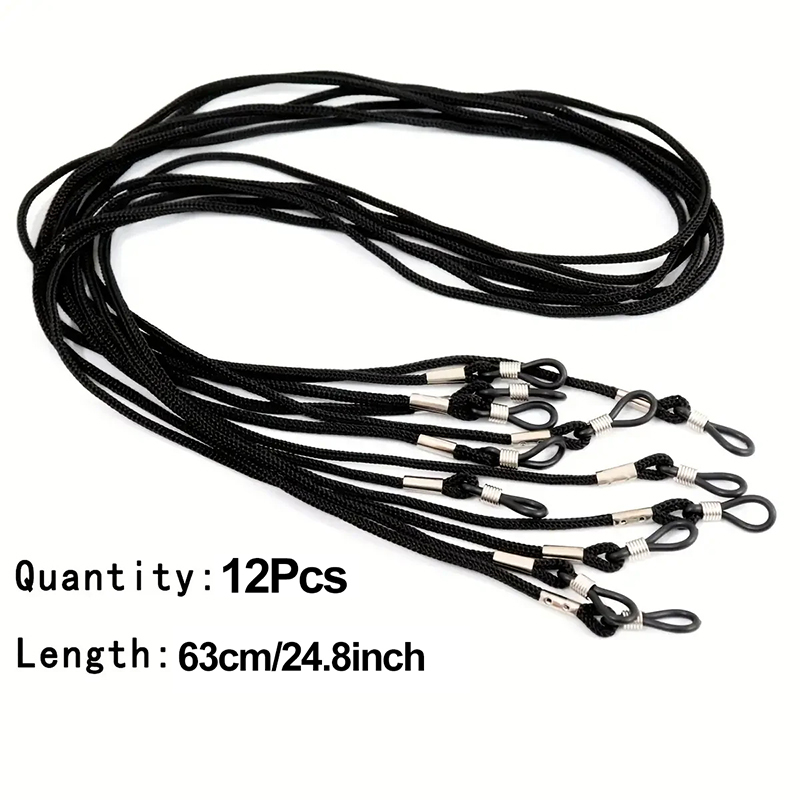 12Pcs Adjustable Nylon Eyeglas - Sunglass Retainer Cord reseña y precio